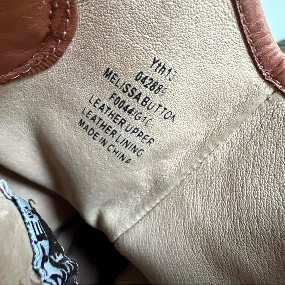 FRYE Melissa Button Rodeo Western Cowboy Leather Boots 13Y Youth Kids Boys Girls - Picture 13 of 14